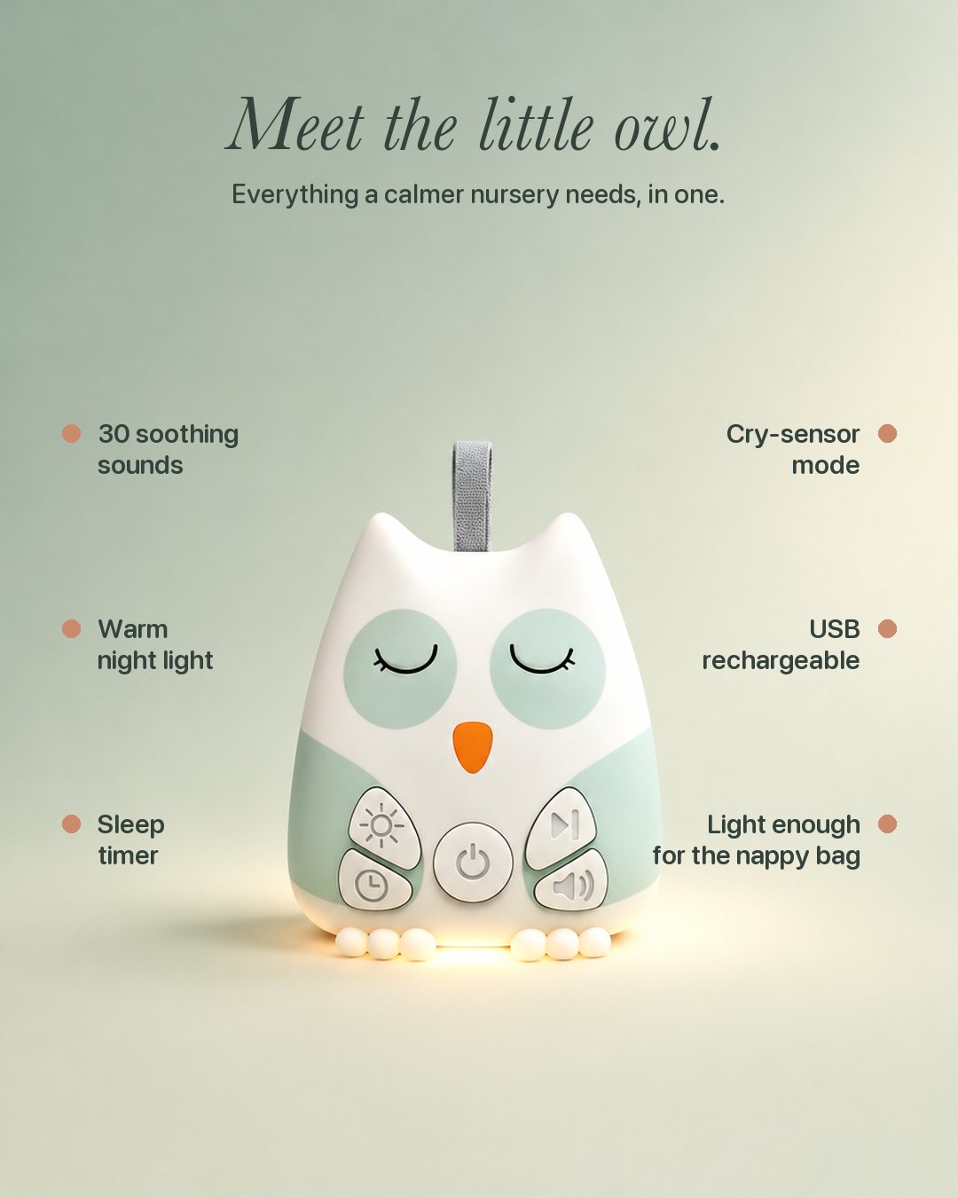 The Little Owl White Noise Soother